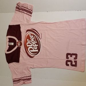 NWT Vintage (2007) Dr Pepper Pink T-Shirt Ladies XL